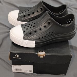 Converse Black Slip-On Sneakers Water Shoes Summer